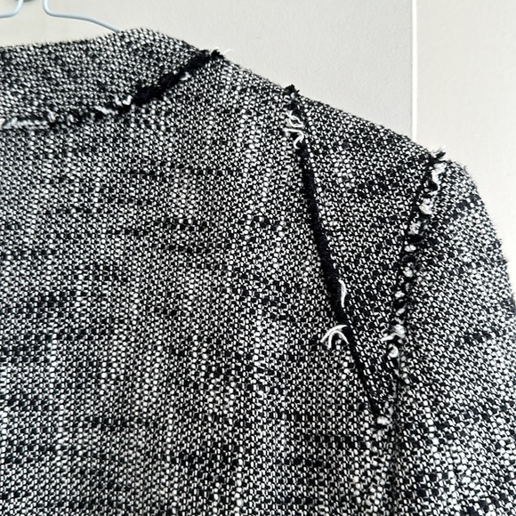 Banana Republic black and white tweed jacket - Picture 6 of 9
